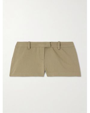 Frankie Shop Roma Twill Shorts - Natural
