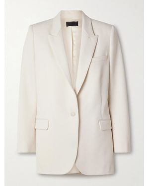 Nili Lotan Diane Wool-Twill Blazer - Natural