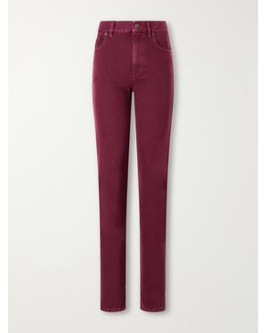 Chloé High-Rise Skinny Jeans - Red
