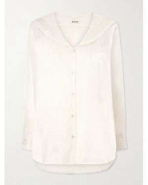 Bode Marina Cotton-Voile Shirt - Natural