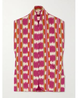 Marta Ferri Ramatuelle Weste Aus Jacquard - Rot