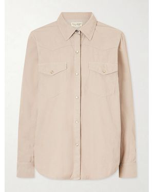 Nili Lotan Travis Cotton Corduroy Shirt - Natural
