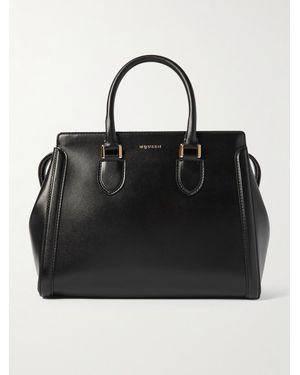 McQueen Sac À Main En Cuir Birdee Large - Noir