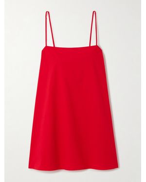 Matteau Cami Organic Cotton-Poplin Mini Dress - Red