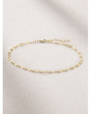Mateo Infinity 14-Karat Anklet - Natural