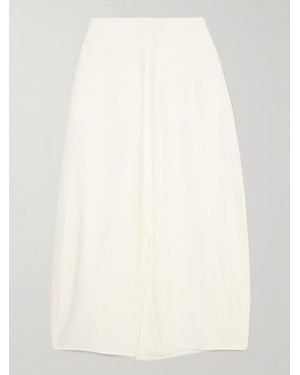 TOTEME Parachute Silk-Blend Maxi Skirt - Natural