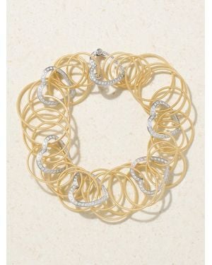Buccellati Hawaii 18-Karat And Diamond Bracelet - Metallic