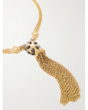 Chloé Goldfarbene Kette Mit Harz - Mettallic