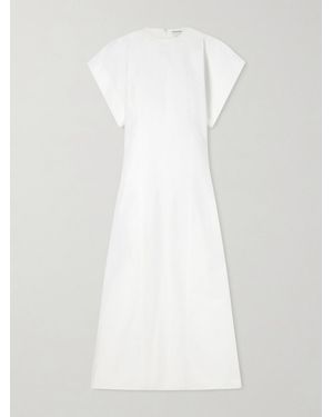 Bottega Veneta Cotton-Poplin Midi Dress - White