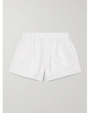 Wardrobe NYC Beach Cotton-Blend Shell Shorts - White