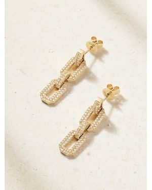 SHAY 18-Karat Diamond Earrings - White
