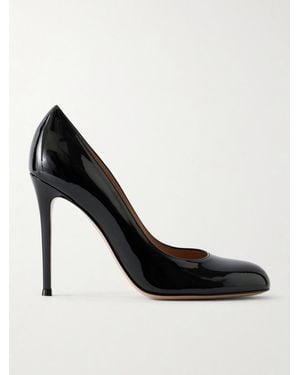 Gianvito Rossi 105 Patent-Leather Pumps - Black