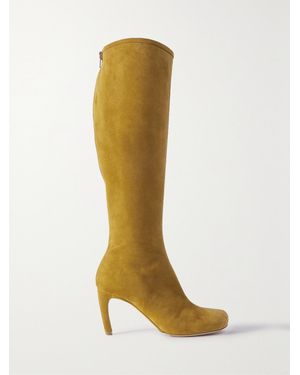Dries Van Noten Suede Knee Boots - Multicolour