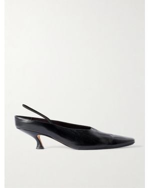 Calvin Klein Anna Wandelbare Pumps Aus Leder - Schwarz