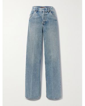 Petar Petrov Longest Day Mid-Rise Wide-Leg Jeans - Blue