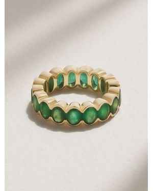 KOLOURS JEWELRY Ring Aus 14 Karat Mit Smaragden - Grün