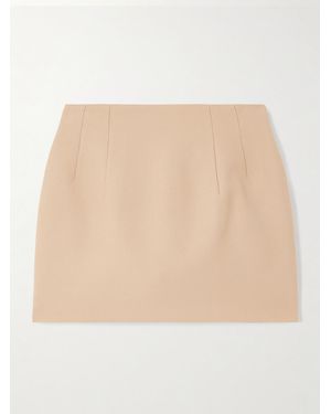 Wardrobe NYC Contour Wool Mini Skirt - Natural
