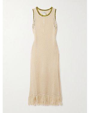 Escvdo Atuq Midikleid Aus Baumwolle - Natur