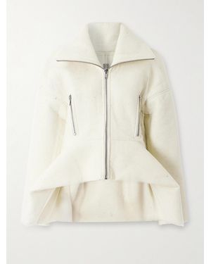 Rick Owens Wool Jacket - Natural