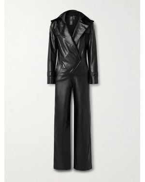 Norma Kamali Double-Breasted Jumpsuit - Black
