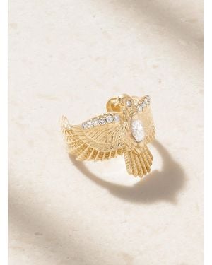 Jacquie Aiche 14-Karat Diamond Ear Cuff - Natural