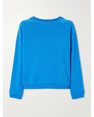 Jamie Haller The Daily Cotton-Terry Sweatshirt - Blue