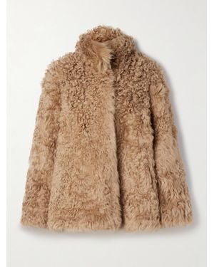 Nour Hammour Carolyn Jacke Aus Shearling - Braun