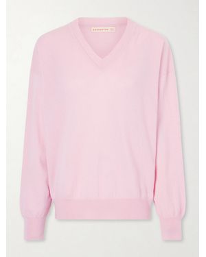 &Daughter Tahra Cashmere And Cotton-Blend Jumper - Pink