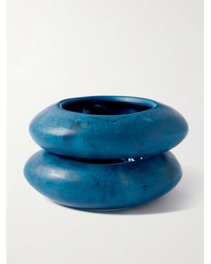 Dinosaur Designs Rock Medium Set Of Two Resin Bangles - Blau