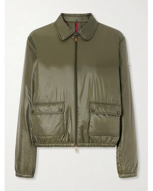 Moncler Lanset Shell Down Jacket - Green