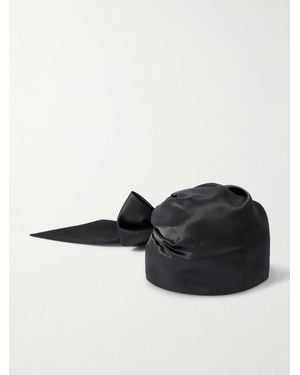 Eugenia Kim Gigi Kopftuch Aus Satin - Schwarz