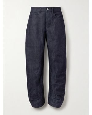 Jil Sander Mid-Rise Barrel-Leg Jeans - Blue