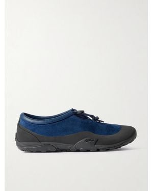 New Balance Tokyo Design Studio Minimus Slip-Ons Aus Shell Und Veloursleder - Blau