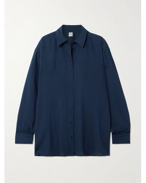 TOTEME Crepe Shirt - Blue