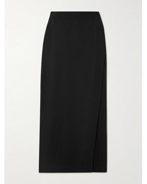 TOTEME Jersey Maxi Skirt - Black