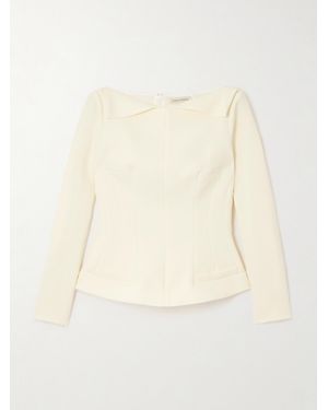 Emilia Wickstead Rye Crepe Top - Natural