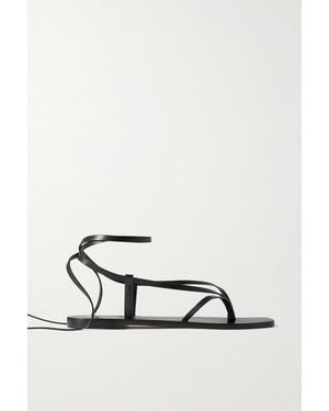 A.Emery Nolan Leather Sandals - Black