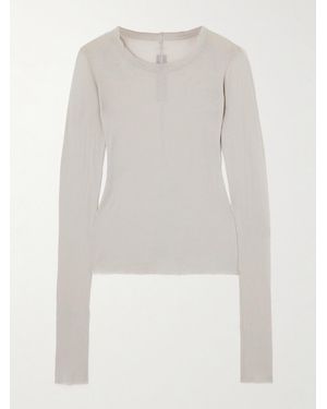 Rick Owens Cotton-Jersey T-Shirt - White