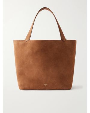 Alaïa Nubuck Tote - Brown