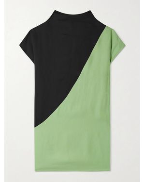 Gauchère Taos Two-Tone Twill Top - Black