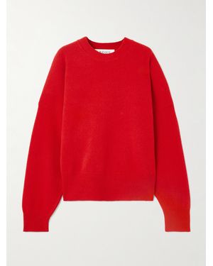 Rohe Oversized Wool-Blend Sweater - Red