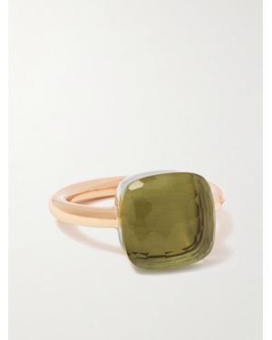 Pomellato Nudo Maxi 18-Karat Rose Prasiolite Ring - Metallic