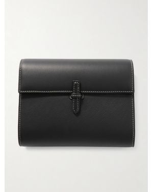 Hunting Season Leather Clutch - Black
