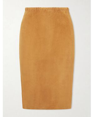 Stouls Gilda Suede Skirt - Natural