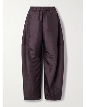 Tibi Pantalon Barrel En Tissu Technique Winslow - Violet