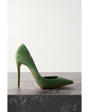 Christian Louboutin Iriza 85 Suede Courts - Green