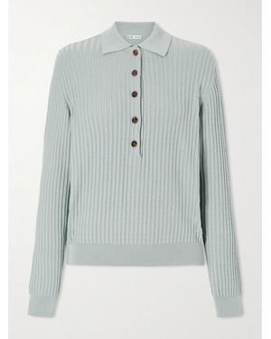 Blazé Milano Algeria Pullover Aus Einer Baumwoll-Seidenmischung - Blau