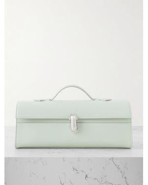 SAVETTE Slim Symmetry Leather Tote - Grün