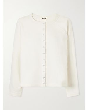 B Sides Cotton-Jersey Cardigan - Natural