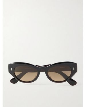 Oliver Peoples Lerrue Cat-Eye Acetate Sunglasses - Brown